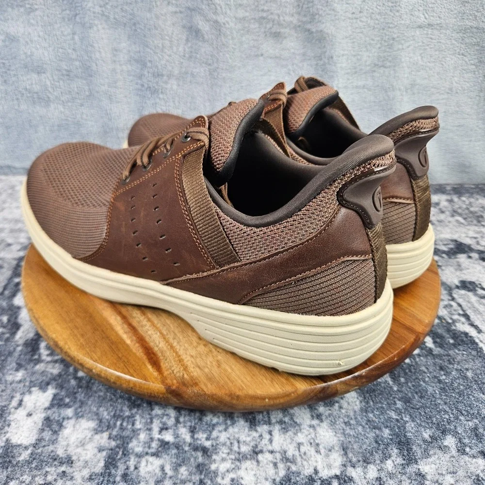 Orthofeet Siron 20217 Diabetic Orthopedic Shoes Walking Brown Mens Size 11.5 D
